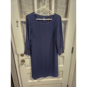 Laundry by Shelli Segal Navy‎ Blue Knee Length Dress Women's Size 6